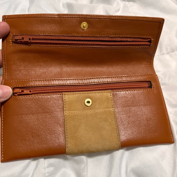 Christian Dior Brown Leather & Suede Wallet - Picture 4 of 9